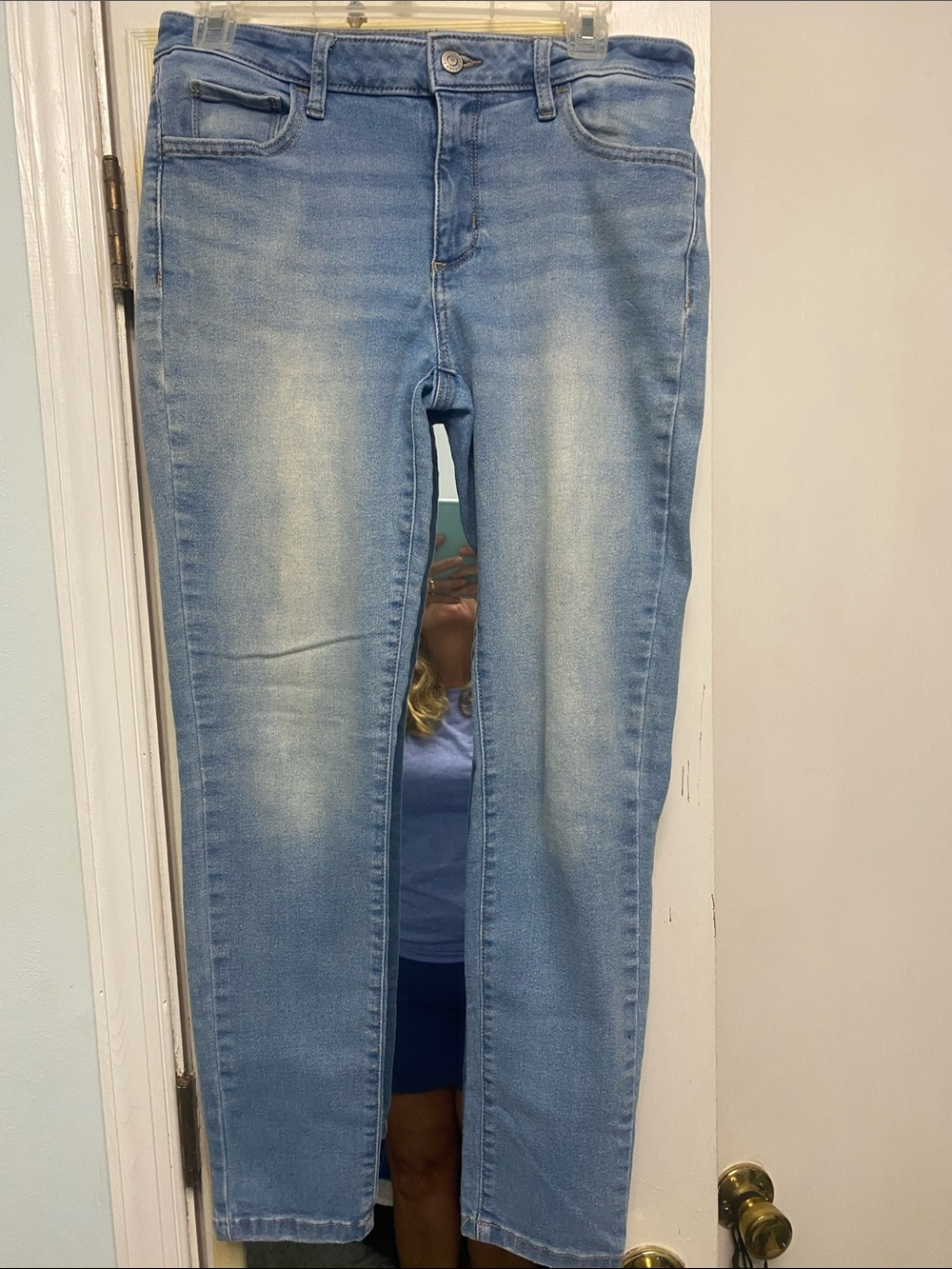 Sonoma Light Blue Skinny Stretch Jeans 6 regular